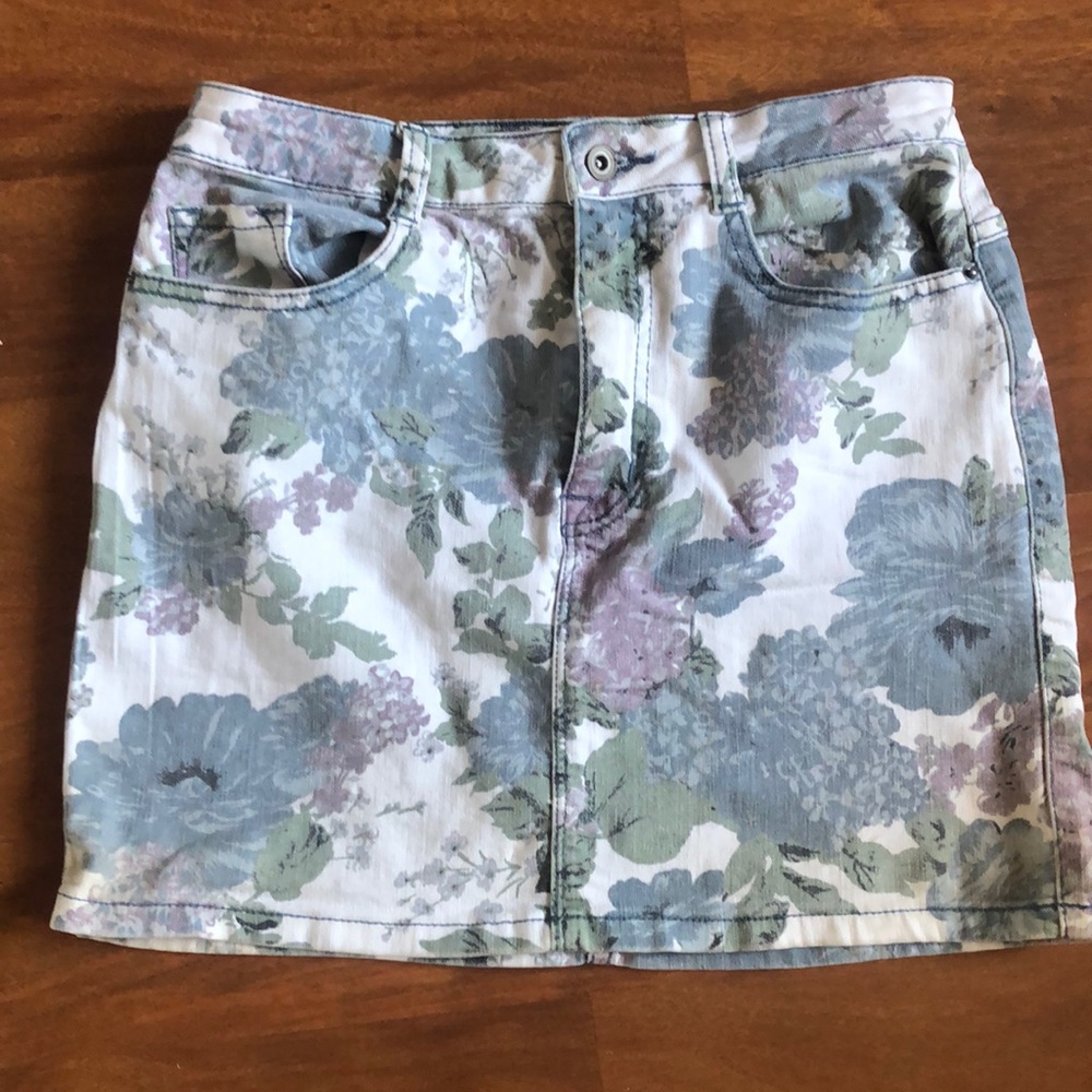 Kimchi Blue Urban Outfitters Denim Mini Skirt